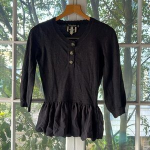 Twelve by Twelve Peplum Sweater/Top
